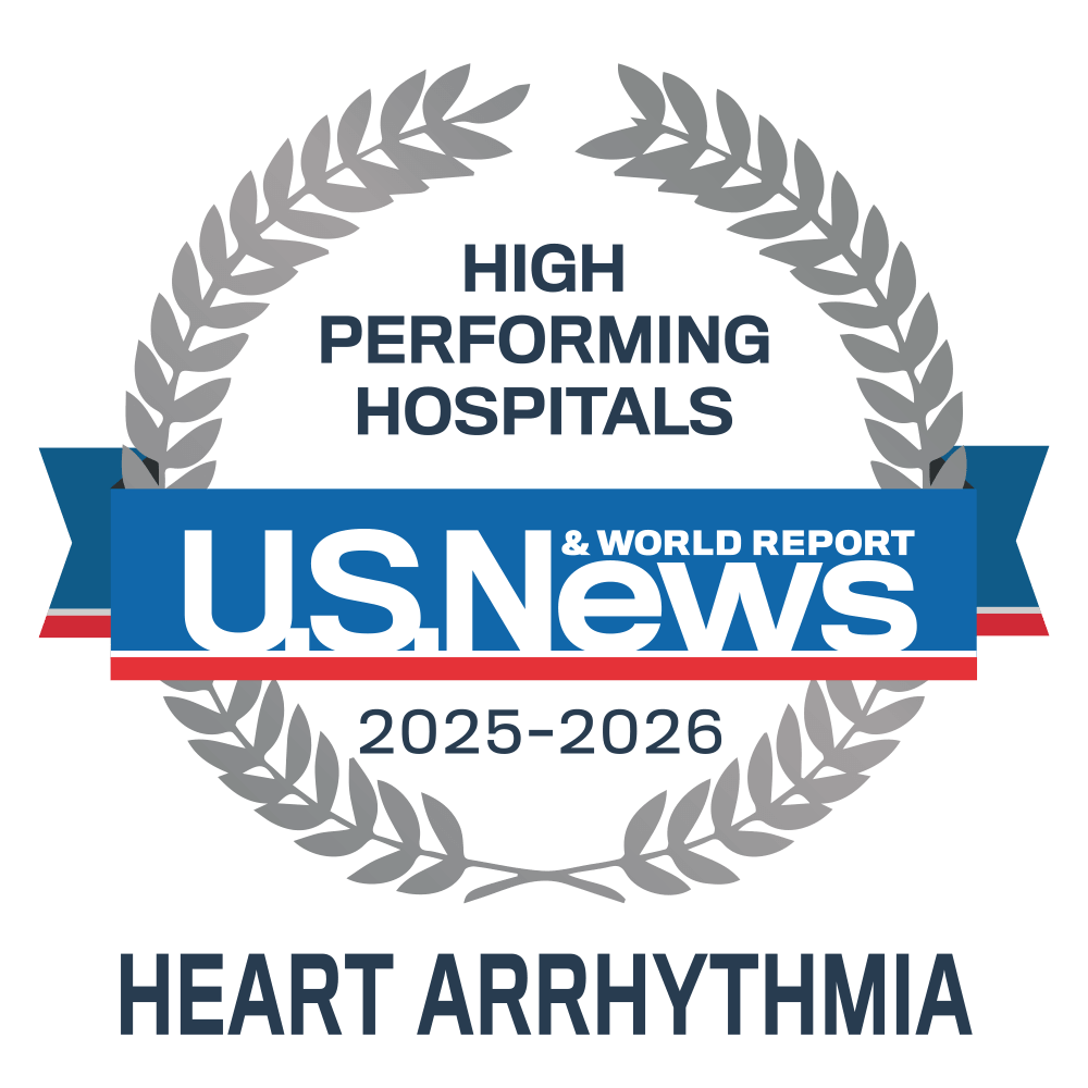 2025 USNWR Heart Arrhythmia award