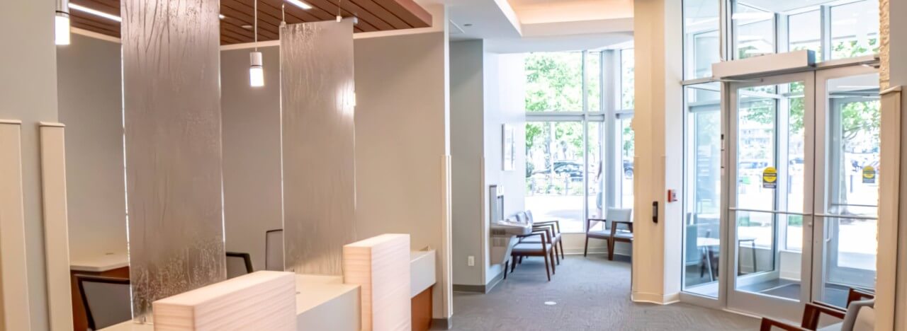 walk-in center lobby