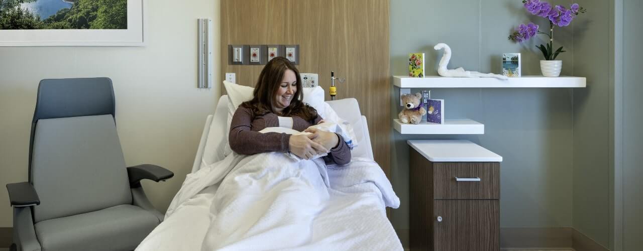 woman holding a baby