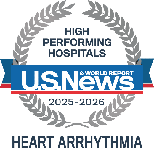 2025 USNWR Heart Arrhythmia award